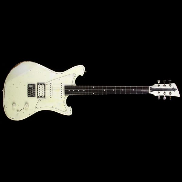 Wild Custom Guitars Wildmaster Electric Guitar Relic Olympic White Online Hot Sale