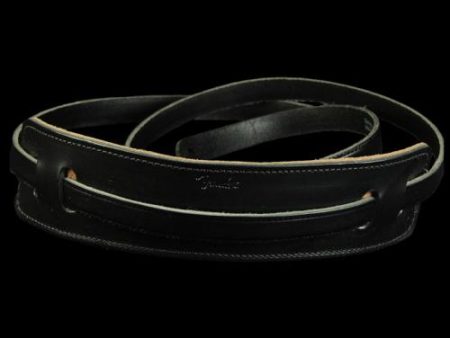 Fender Deluxe Vintage Skinny Guitar Strap (Black) Online Sale