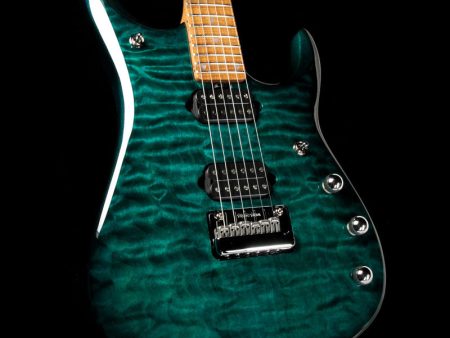 Ernie Ball Music Man JP15 John Petrucci Quilt Top Teal on Sale