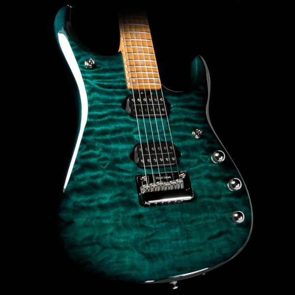 Ernie Ball Music Man JP15 John Petrucci Quilt Top Teal on Sale