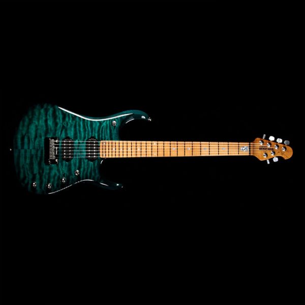 Ernie Ball Music Man JP15 John Petrucci Quilt Top Teal on Sale