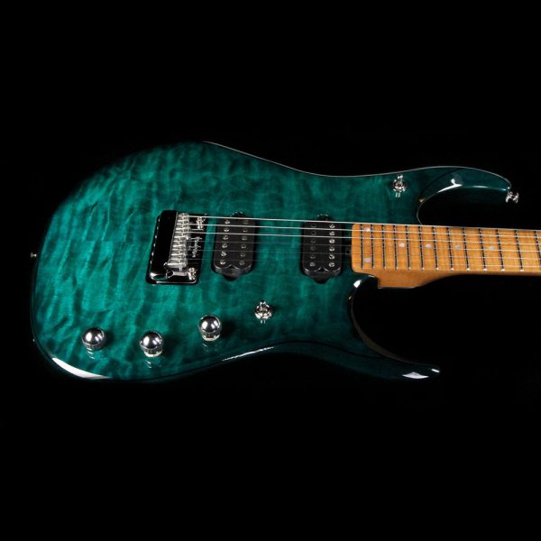 Ernie Ball Music Man JP15 John Petrucci Quilt Top Teal on Sale