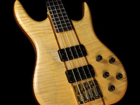 Used 1996 Ken Smith CR4 Maple Top Electric Bass Guitar Natural Supply