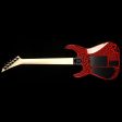 Charvel Custom Select Dinky Electric Guitar Black Red Crackle Online