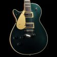 Gretsch G6228 Players Ed Jet BT with V Tailpiece Left-Handed Cadillac Green Cheap