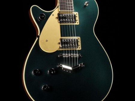 Gretsch G6228 Players Ed Jet BT with V Tailpiece Left-Handed Cadillac Green Cheap