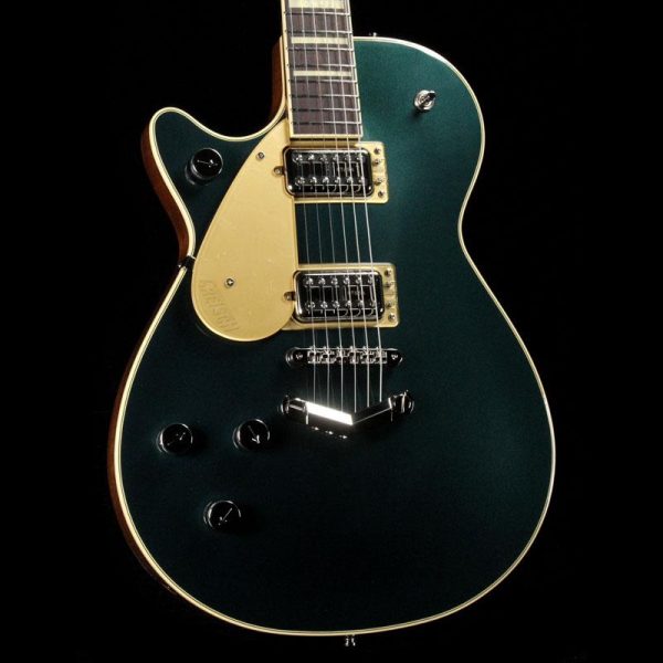 Gretsch G6228 Players Ed Jet BT with V Tailpiece Left-Handed Cadillac Green Cheap