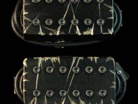 Bare Knuckle Warpig Humbucker Pickup Set (Black Battleworn) Supply