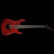 Charvel Custom Select Dinky Electric Guitar Black Red Crackle Online