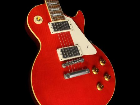 Used 1997 Gibson Custom 1958 Les Paul Standard Electric Guitar Transparent Red Online now