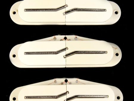 Lindy Fralin Split Blade Electric Guitar Pickup Set White Covers Sale