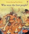 Usborne: Who Were the First People? [2016] paperback For Cheap